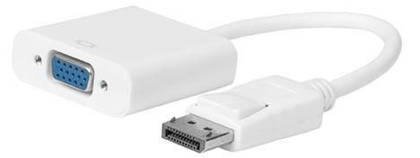 MicroConnect DPVGA15CMW Displayport-VGA M-F. 15cm