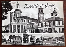 CARTOLINA D' EPOCA-ROVELETO DI CADEO (PC) "VEDUTE" VIAGGIATA 1967