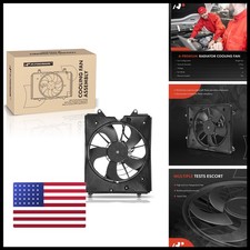 A-Premium Left Engine Radiator Cooling Fan Assembly