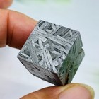 Aletai Iron Meteorite Cube Altay iron meteorite Cube etched pattern 62g60mm — photo 1