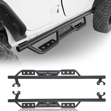 Drop Side Step Nerf Bars for Jeep Wrangler JK 4-Door 2007-2018