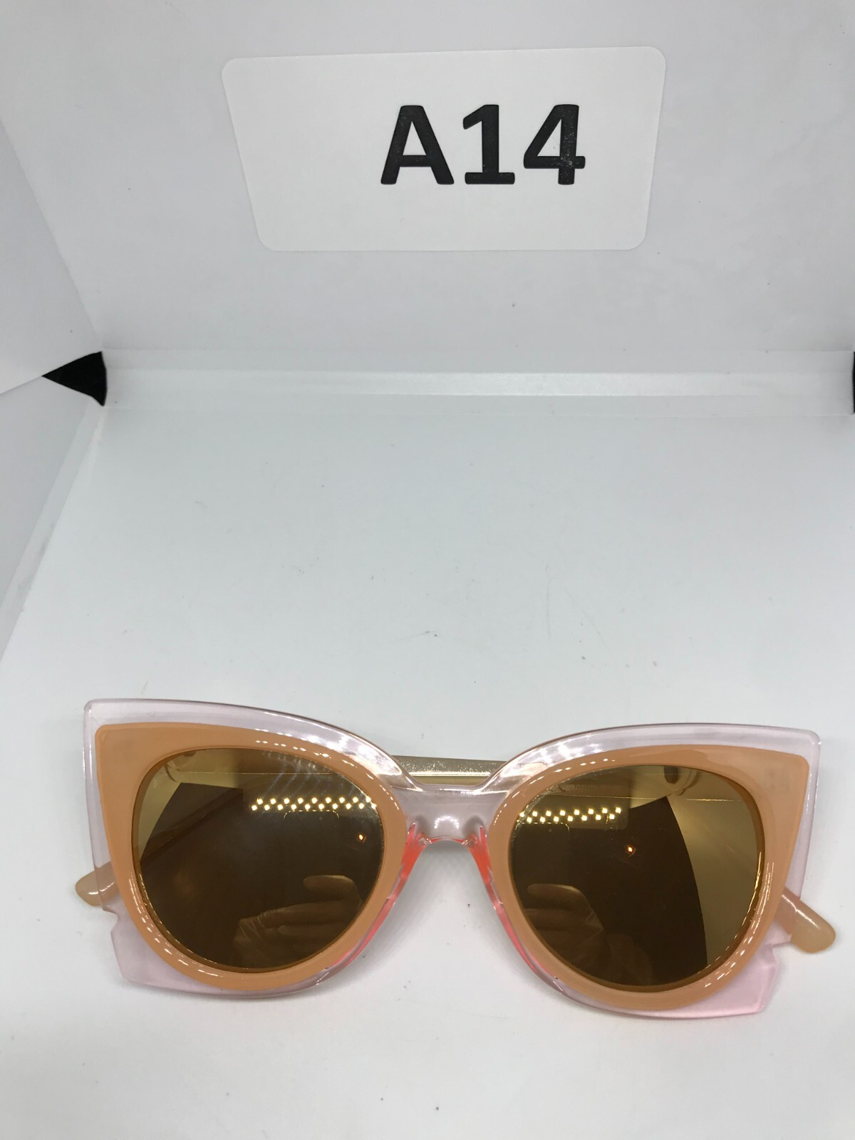 Trendy Cat Eye Sunglasses with South Beach FC3 Lenses-image