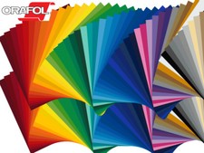 6 Sheets - 12" X 12" ORACAL 651 Craft  Hobby Cutting Vinyl - 63 Color Choices 