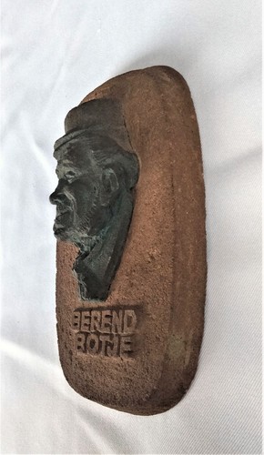 RARA PLACA DE PARED DE CERÁMICA HOLANDESA BEREND BOTJE POTSON HOMBRE PIPA PARA FUMAR - Imagen 3 de 7