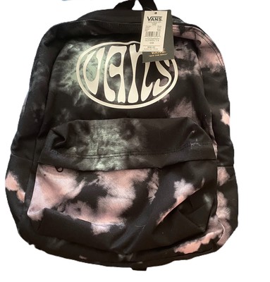 pink and white vans backpack