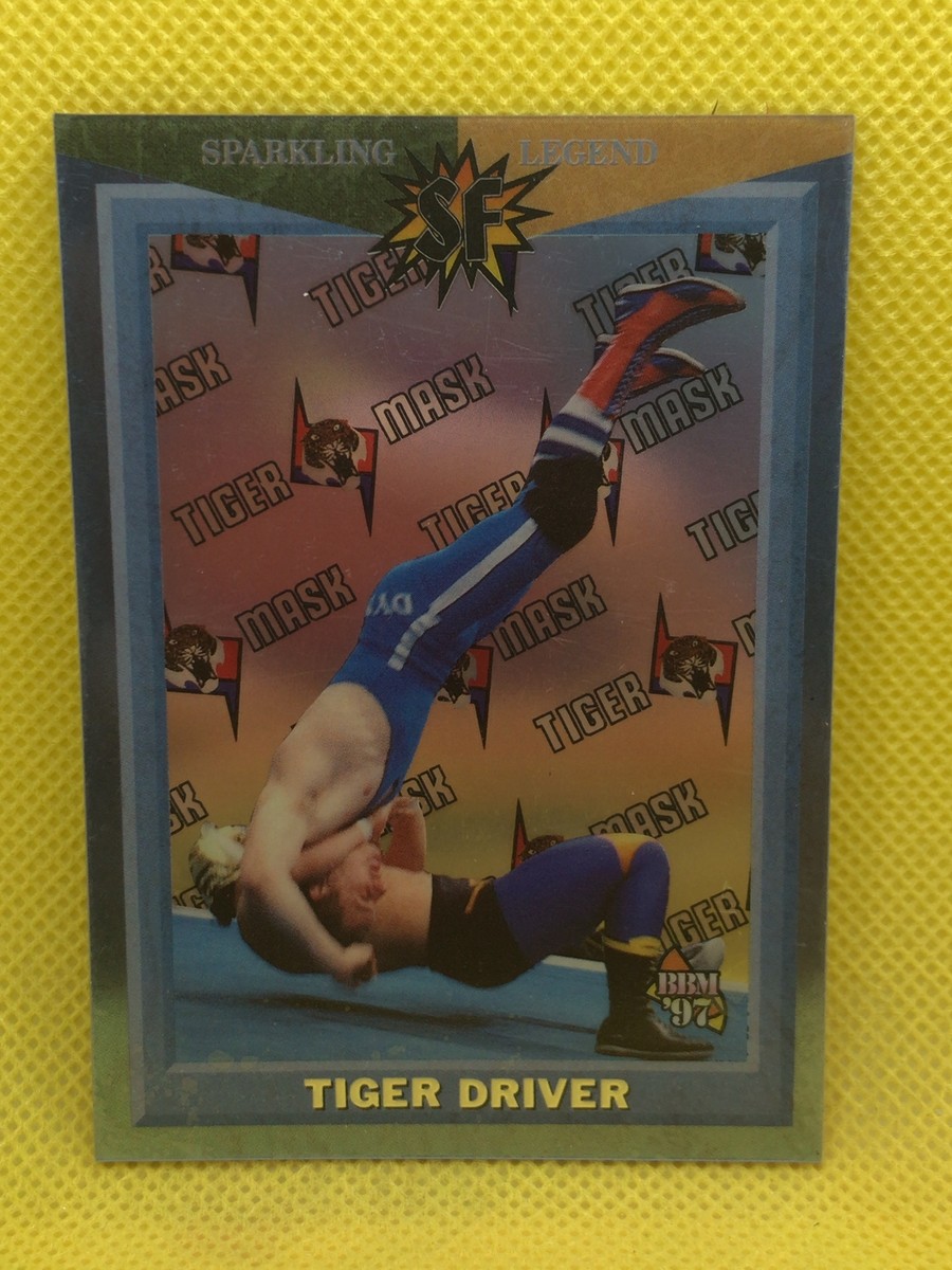 TIGER MASK TIGER DRIVER Pro-Wrestling Cards BBM rare 1997 Japanese