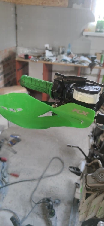 Protector de mano de manillar KX para Kawasaki KX 60 65 80 85 100 112 500 Foto 2 de 4