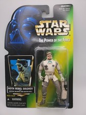Star Wars Hoth Rebel Soldier Gear Green Carded Non-Hologram 3.75 Inch Figure