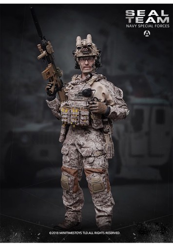 Figura de acción Mini Times Toys M012 1/6 US Navy Special Forces Seal Team 12"" - Imagen 1 de 23