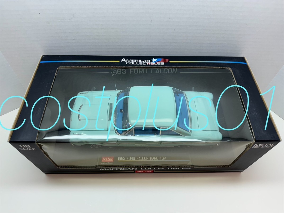 SUN STAR 1963 FORD FALCON HARD TOP 1:18 BLUE AMERICAN