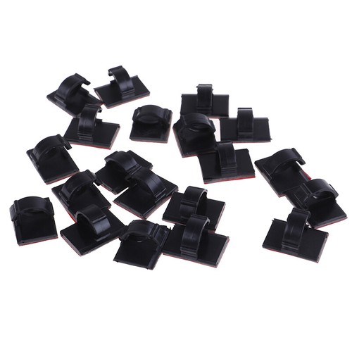 20Pcs Lf-Adhesive Wire Tie Cable Clamp Clip Holder For Car Dash Cam-b _xi - Afbeelding 2 van 9