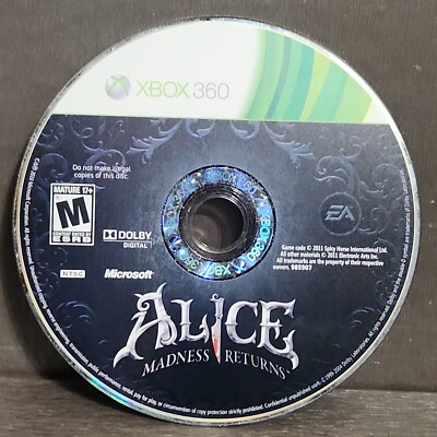アリス マッドネス リターンズ Xbox360 未開封 XBOX 360 ALICE MADNESS RETURNS NEW SEALED | eBay