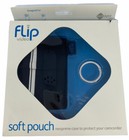 Flip Video Camcorder Soft Pouch Neoprene Case. Black. New
