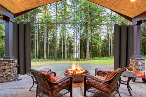 New Outdoor Unlined Thermal Blackout Window Drape Curtain Patio Panel 1 Set k68 - Picture 6 of 28