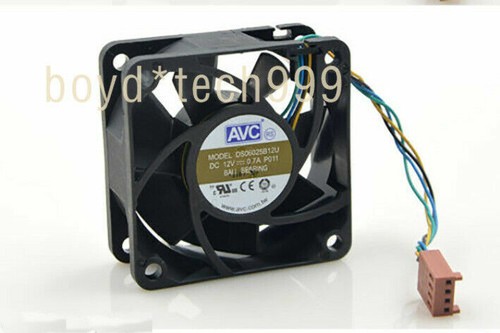 Ventilateur refroidissement onduleur serveur 1PC 60*60*25mm DS06025B12U DC 12V 0.7A 4 broches - Photo 6/6