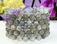 Wholesale 6 Pcs Natural Labradorite Bracelet 8-8.5mm 7.5  Healing Energy Crystal
