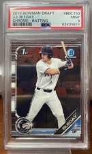 2019 Bowman Draft Chrome 1st First JJ Bleday Baseball Card #BDC150 - Grade PSA 9