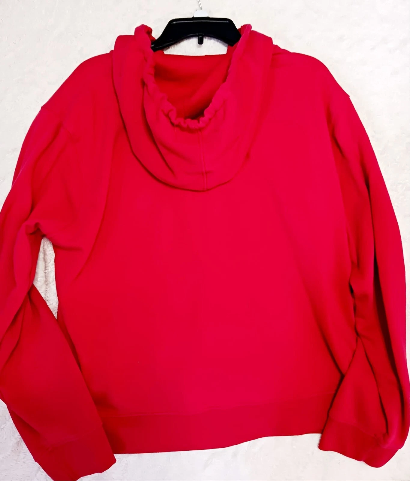 VETEMENTS Felpa con cappuccio zip intera OHIO STATE UNIVERSITY 1870 RED Varsity taglia XL