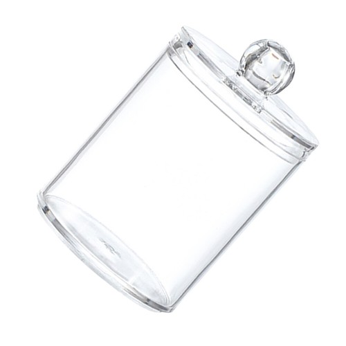 Transparent Cotton Ball Dispenser Cotton Swab Storage Jar Plastic Storage Jar - Picture 7 of 10