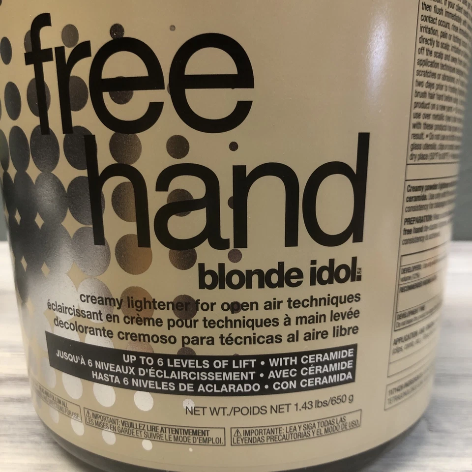 Cubo sellado aclarador al aire libre cremoso ídolo rubio mano libre Redken 1,43 libras Foto 2 de 4