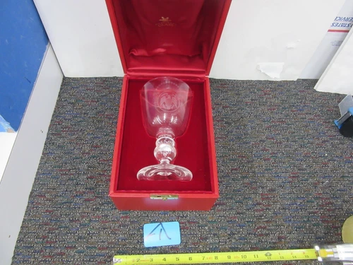 Steuben Etched Glass United States Bicentennial 1776 Goblet Limited w/ box