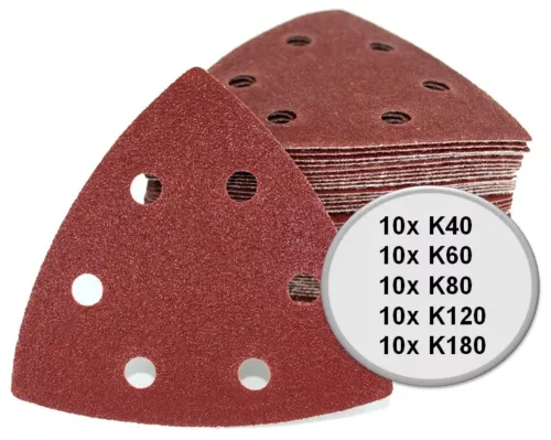 Delta Dreieck Schleifpapier A97 für Deltaschleifer Parkside PDS 290 A1 B2 und C3