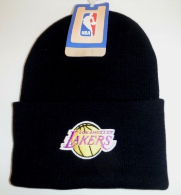 LOS ANGELES LA LAKERS BLACK CUFFED 