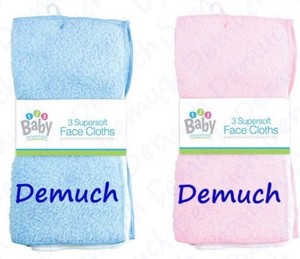 super soft baby face cloths