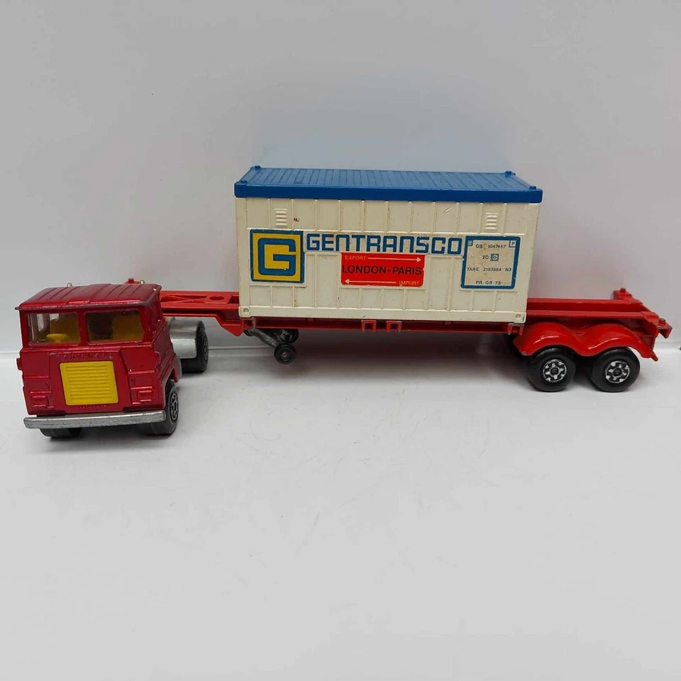 Matchbox Super Kings K-17 Scammell Crusader  Container Truck INCOMPETE CON. 1973 - Bild 3 von 4