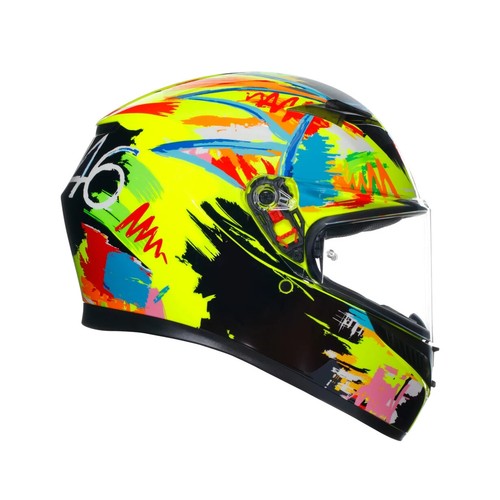 Casco AGV Integral Doble Visera K3 Valentino Rossi Invierno Test 2019 Talla M - Imagen 5 de 7
