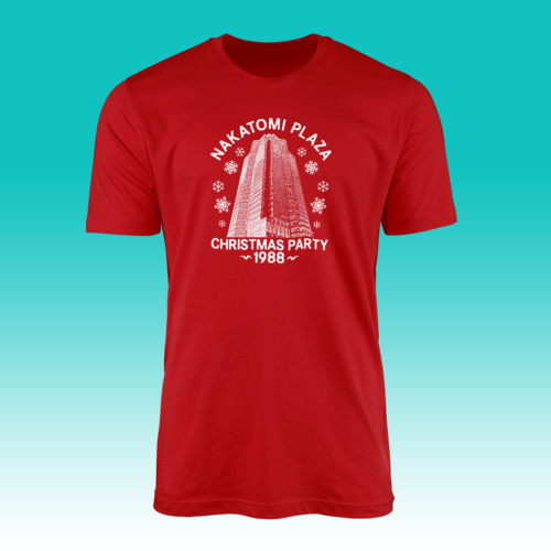 Nakatomi Plaza Christmas Party T-Shirt - Adult's Eve Xmas 1988 Detective Cinema - Picture 13 of 20