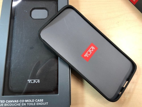 OEM TUMI Samsung Galaxy S7 Edge Coated Canvas Co-Molded Case in Black NEW - Picture 5 of 5