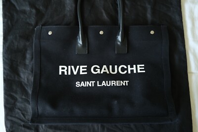 Saint Laurent Canvas Rive Gauche Large