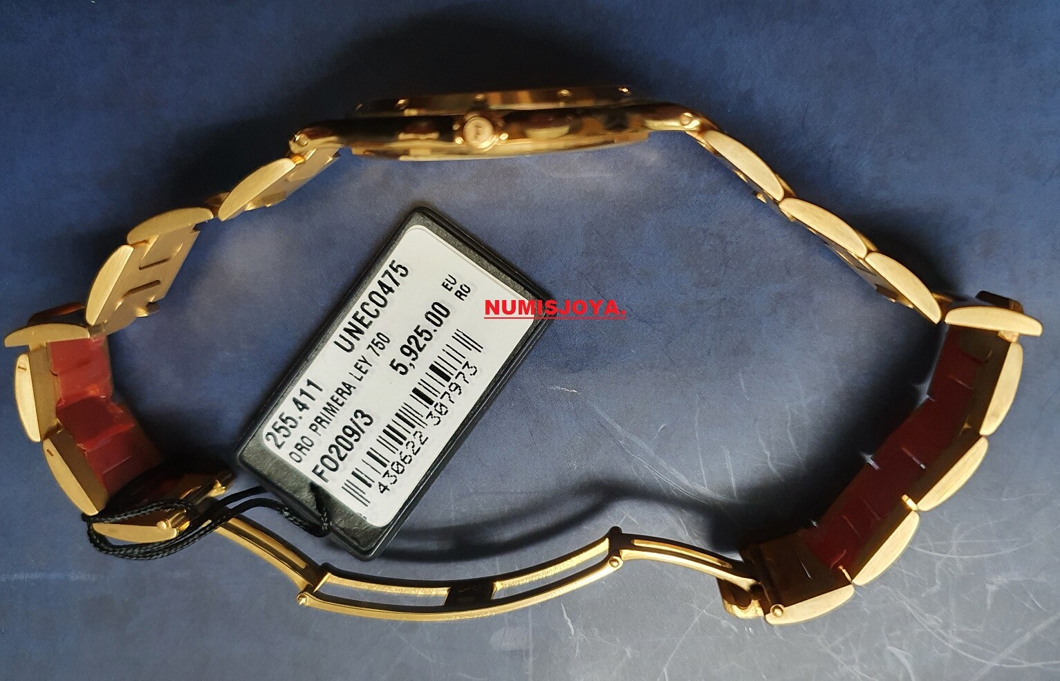 MEN'S FEASTINA GOLD WATCH Weight 65 gr. Reference 209/3. 2 YEAR WARRANTY.