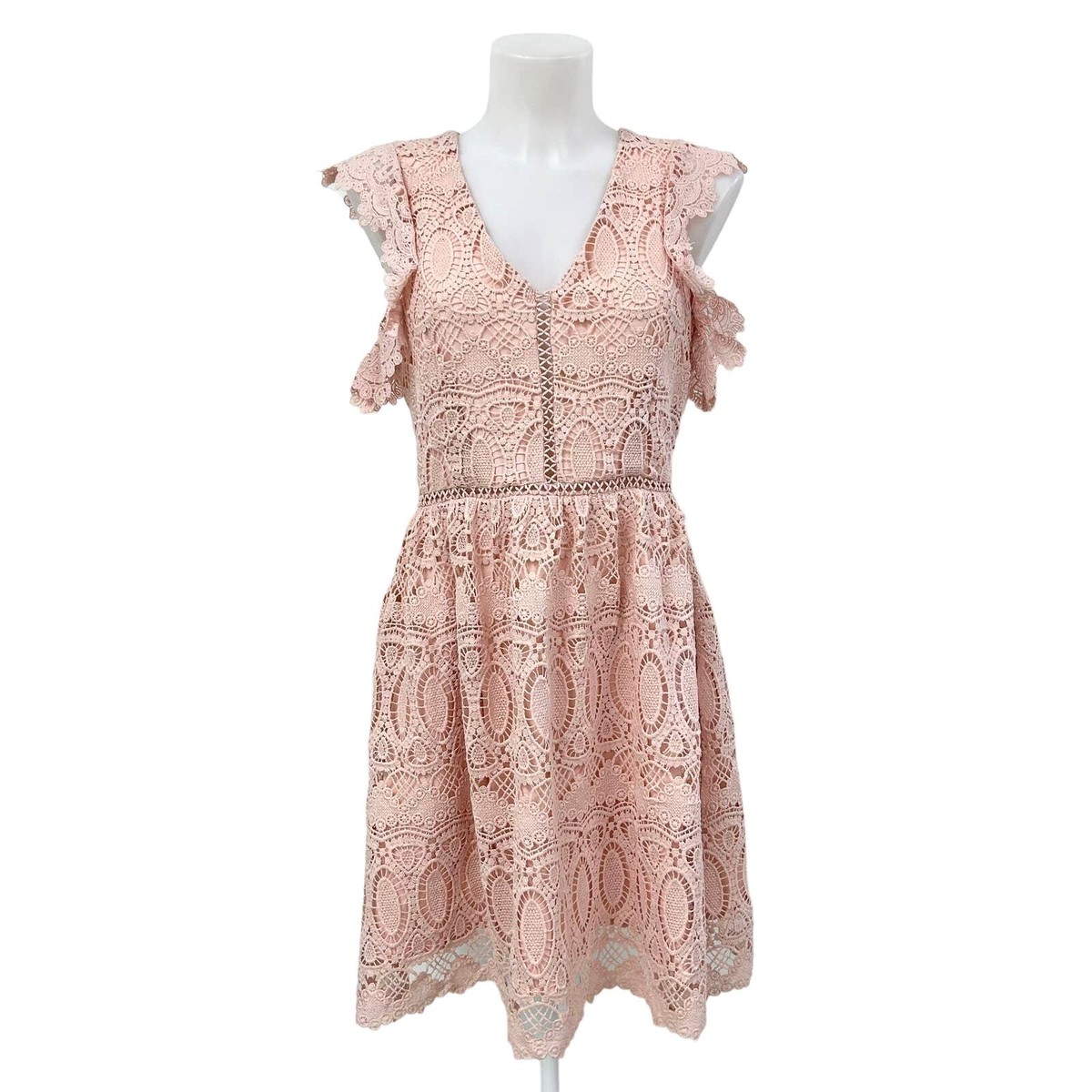 chinese dress ladies The Jolie Dress in Light Pink Tapestry Rose 00 / Light Pink Tapestry Rose main image 0