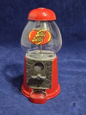 Jelly Belly Red Diecast Metal & Glass Dome Candy Dispenser - 9 Inches Tall A2048