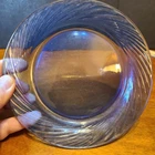 Vtg Pyrex Festiva Cobalt Blue SALAD PLATE 7.5" Glass Corning Corelle USA
