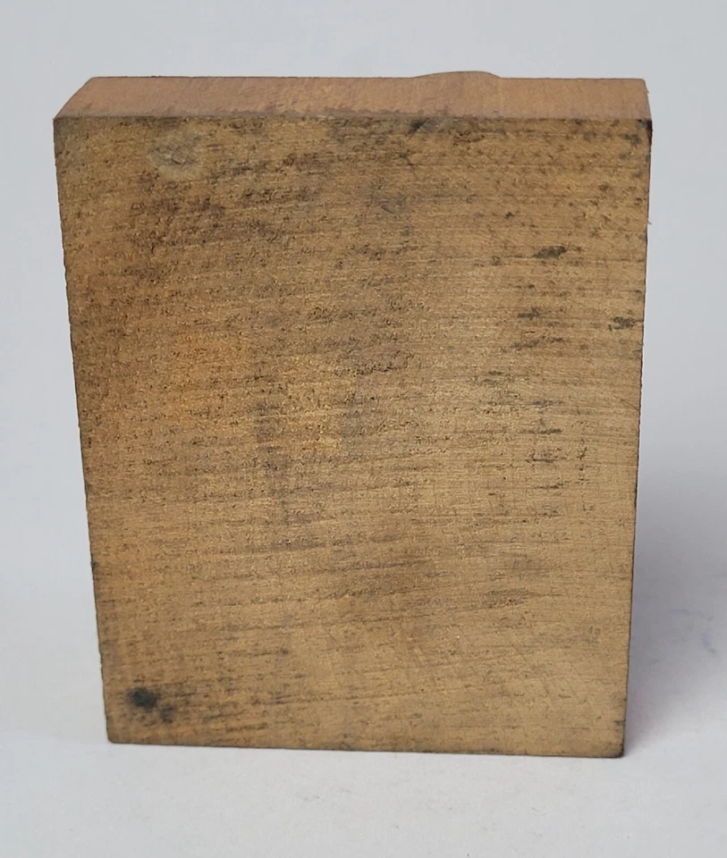 LARGE NUMBER "6 or 9" ANTIQUE LETTERPRESS VINTAGE WOODEN PRINT BLOCK STAMP 3"  - Image 4 of 4