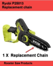 6" Chainsaw chain - Replaces Ryobi 318906002  RY6C1 on P25013 Pruner - Mini Saw
