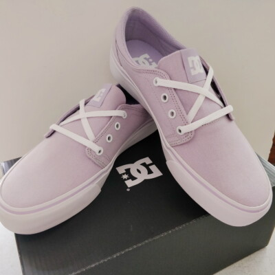  DC SHOES Schuhe / NEU / Gr.39 (8) / Schnürschuhe Sneakers Canvas / Rosa Lila