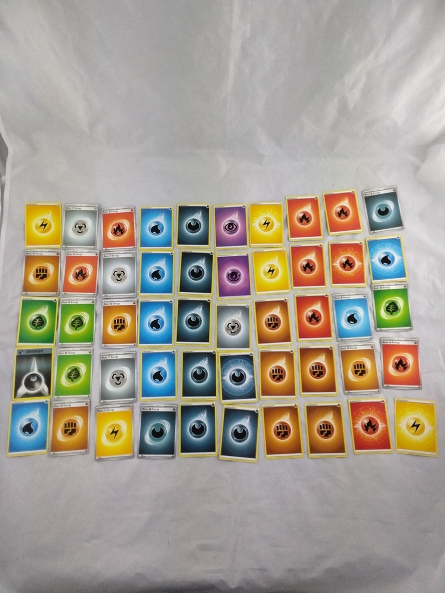 Pokemon Energy Cards x50 Total. (188-10) | eBay UK