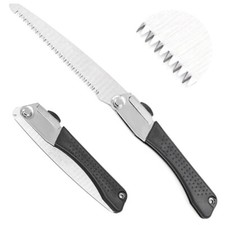  Outdoor Garden Foldable Hand Saw Portable Heavy Duty Steel Hacksaw Woodworking