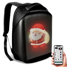 LED Backpack w/Full-color screen Laptop Bag D...