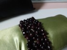 Genuine Garnet Tumbled Polished Garnets Stretch Bracelet Elasticized EZ — photo 3