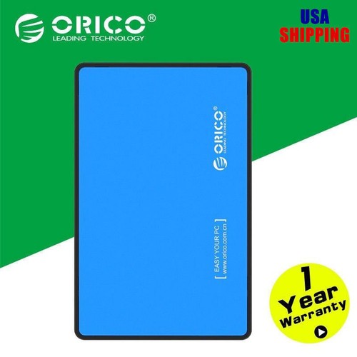 ORICO External Enclosure Case USB 3.0 2.5“ SATA External HDD Hard Disk Box Blue