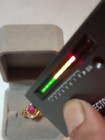 NATURAL PINK STAR RUBY HEATED 925 SILVER 14K GOLD PLATED RING SIZE 7 — photo 10