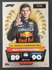 Max Verstappen #296 World Champion 2022 Topps Turbo Attax F1 Foil Formula 1 Card