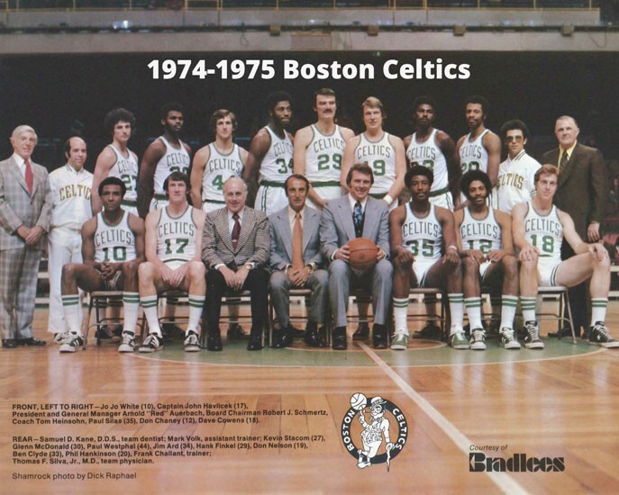 1975 BOSTON CELTICS Red Auerbach Glossy 8x10 Photo NBA Basketball Poster  Print