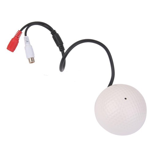 Monitor de cable de sonido de audio de CC con micrófono sensible 2 piezas para cámara de seguridad de CCTV - Imagen 4 de 5
