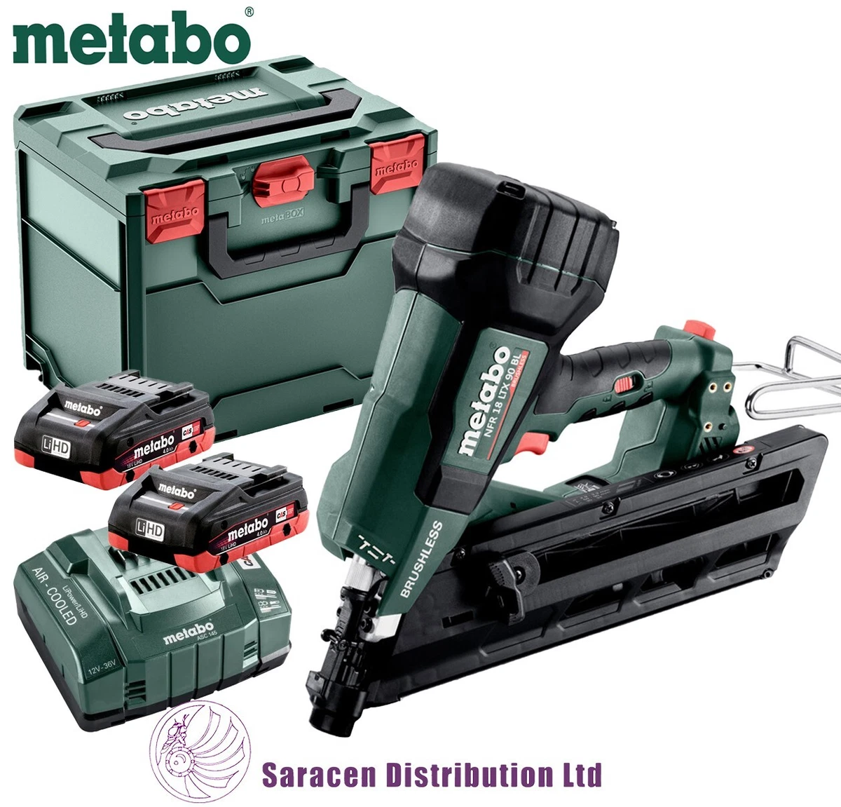 Metabo nail 2024 gun cordless